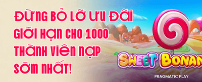 Thưởng Chào Mừng Tân Thủ 100% promotion